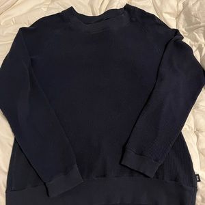 TNA waffle knit crew neck